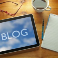 Blog on tablet: SEOLegal Legal Firm Copywriting Blog