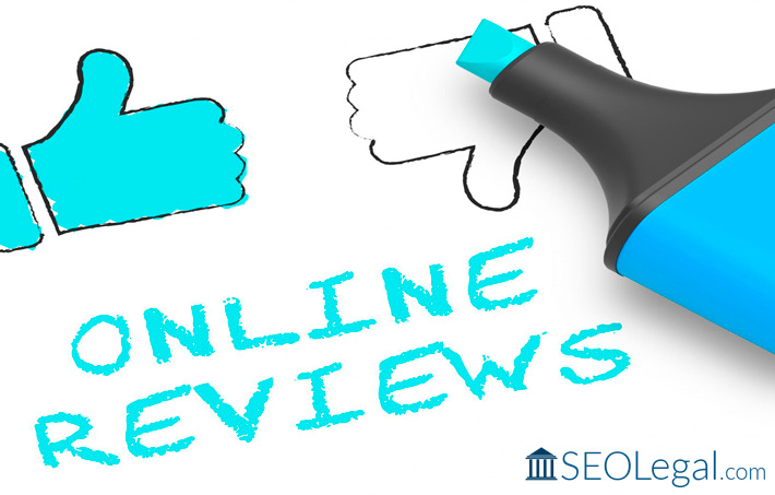 cartoon image of a thumbs up/thumbs down representing online reviews